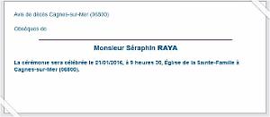 2016 01 HOMMAGE A SERAPHIN RAYA